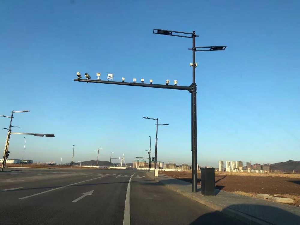 襄阳市黑龙江佳木斯综合路灯杆项目